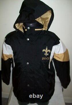 NEW ORLEANS SAINTS STARTER Hooded Jacket 3X 4X 6X