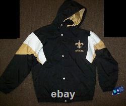 NEW ORLEANS SAINTS STARTER Hooded Jacket 3X 4X 6X