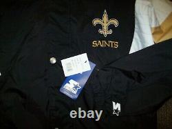 NEW ORLEANS SAINTS STARTER Hooded Jacket 3X 4X 6X