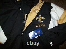 NEW ORLEANS SAINTS STARTER Hooded Jacket 3X 4X 6X