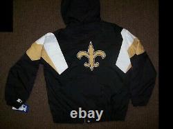 NEW ORLEANS SAINTS STARTER Hooded Jacket 3X 4X 6X