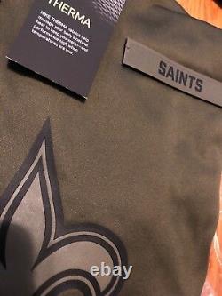 NEW ORLEANS SAINTS Salute to Service Therma Fit Hoodie 2018 Nike Military STS