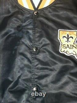 NEW ORLEANS SAINTS Vtg 1990s 80s Starter 1st Edition PRO LINE Jacket coat L/XL