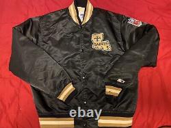 NEW ORLEANS SAINTS Vtg 1990s 80s Starter 1st Edition PRO LINE Jacket coat M/L