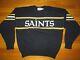 New Orleans Saints Vtg 80s 90s Cliff Engle Crew Neck Rare Sweater Jacket Xl Usa