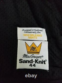 NEW Vintage 80s New Orleans Saints Sand Knit Jersey #7 Morten Andersen Size 44