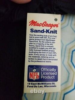 NEW Vintage 80s New Orleans Saints Sand Knit Jersey #7 Morten Andersen Size 44