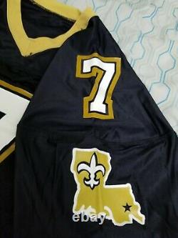 NEW Vintage 80s New Orleans Saints Sand Knit Jersey #7 Morten Andersen Size 44