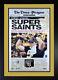 Nfc Champions New Orleans Saints Jan 25, 2010 Newspaper Matted & Framed