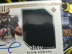 NFL Alvin Kamara 2017-18 Panini National Treasure #RMS-AK 06/99 RPA RC