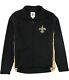 Nfl Mens New Orleans Saints Knit Jacket, Black, Large