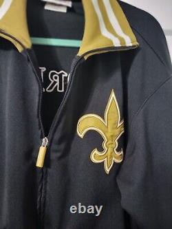 NFL Mitchell & Ness New Orleans Saints Full-Zip Jacket, Men's Size 44(L)