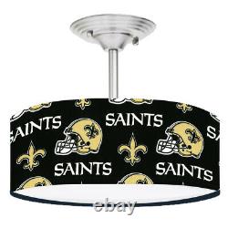 NFL NEW ORLEANS SAINTS FOOTBALL 13 Ceiling Mount Pendant Light Fixture