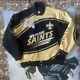 Nfl New Orleans Saints Embroidered Jacket Size Xxl