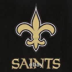 NFL New Orleans Saints JH Design Wool Reversible Jacket With Embroidered Logos