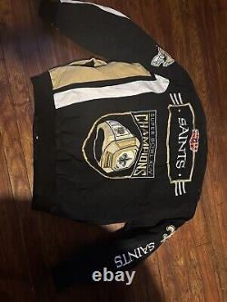 NFL New Orleans Saints Super Bowl Jacket Size Large