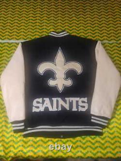 NFL New Orleans Saints varsity jacket all sizes