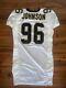 Nfl Team Issued Jersey #96 Tom Johnson New Orleans Saints Size Large See Tag