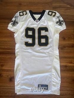 NFL Team Issued Jersey #96 Tom Johnson New Orleans Saints Size Large See Tag
