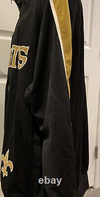 NFL Vintage Mitchell And Ness New Orleans Saints Jacket, Heavyweight Size 3XL