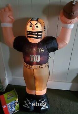 NFL new orleans Saints Airblown Inflatable 4 Foot Tall Football PlayerGemmy