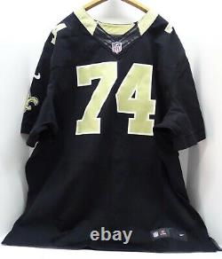 NIKE NFL JERMON BUSHROD NEW ORLEANS SAINTS GAME JERSEY GAME WORN with Signatures