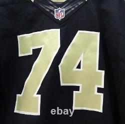 NIKE NFL JERMON BUSHROD NEW ORLEANS SAINTS GAME JERSEY GAME WORN with Signatures