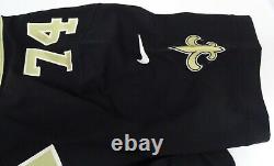 NIKE NFL JERMON BUSHROD NEW ORLEANS SAINTS GAME JERSEY GAME WORN with Signatures