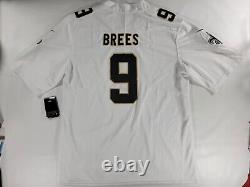 NWD Nike Drew Brees New Orleans Saints Authentic White Stitched XL Jersey RARE