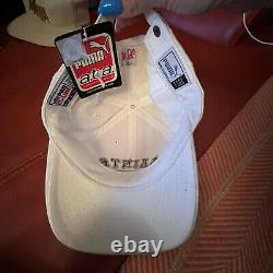 NWT Deadstock Vintage Puma NFL New Orleans Saints 2000 White Strap-Back Hat