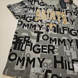 NWT New Orleans Saints Football Tommy Hilfiger Men's T-Shirt Medium New With Tag