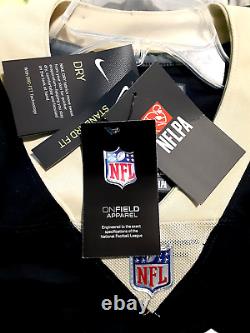 NWT! Nike NFL Drew Brees New Orleans Saints On-Field Dri-Fit Jersey Men's Size-L