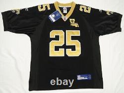 NWT Reggie Bush New Orleans Saints Reebok On Field NFL Football #25 Jersey 50