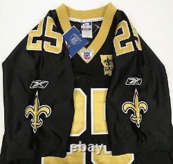 NWT Reggie Bush New Orleans Saints Reebok On Field NFL Football #25 Jersey 50