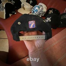 NWT Vintage Deadstock Logo 7 New Orleans Saints NFL Embroidered Hat Men's OS