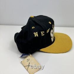 NWT Vtg 90's New Orleans Saints The Game NFL Snapback Hat Spell Script Twill