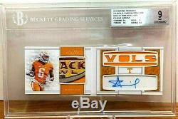 National Treasures Football Alvin Kamara Saints Rookie Book Bgs 9 Auto 9 Sp #3/5