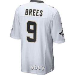 New Drew Brees New Orleans Saints Nike Game Player Jersey Men's NFL NWT White