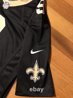 New M Nike Drew Brees New Orleans Saints Black Home On Field Black Jersey NFL
