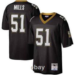 New NFL Sam Mills New Orleans Saints Mitchell & Ness 1987 Legacy Replica Jersey