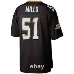 New NFL Sam Mills New Orleans Saints Mitchell & Ness 1987 Legacy Replica Jersey