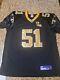 New Orleans Saints Jonathan Vilma Reebok Sewn Jersey W State Patch Sz 54