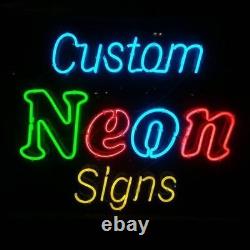 New Orleans Saints 20x16 Neon Sign Light Lamp With HD Vivid Printing