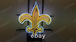 New Orleans Saints 24x20 Neon Sign Light Lamp With HD Vivid Printing