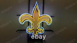 New Orleans Saints 24x24 Neon Sign Light Lamp With HD Vivid Printing