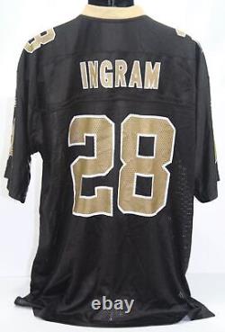 New Orleans Saints #28 Mark Ingram NFL Equipment Reebok On-Field Jersey Sz Large