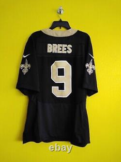 New Orleans Saints # 9 Drew Brees NFL Players Vintage Jersey Mens (52)