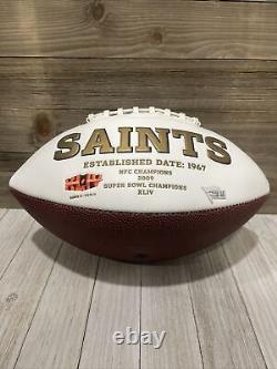 New Orleans Saints Alvin Kamara Autographed Football Fanatics