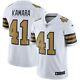 New Orleans Saints Alvin Kamara Nike White Color Rush Nfl Vapor Limited Jersey