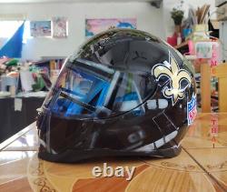 New Orleans Saints American Football NFL Motorcycle Helmet